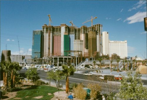 Building New York, New York, Las Vegas, c. March 1996(1) Back stamped 03.96, and captioned “Hotelenb