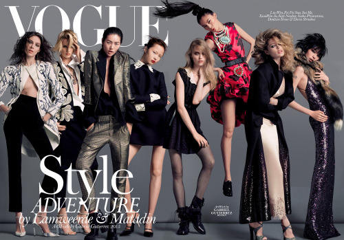 Vogue: Style AdventureLiu Wen Doutzen Kroes Sui He Sasha Pivovarova Daria Strokous Kati Nescher Xiao