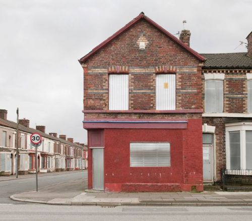 archatlas:Boarded-up Houses by Katharina FitzIn the words of the artist Katharina Fitz:Boarded-up Ho