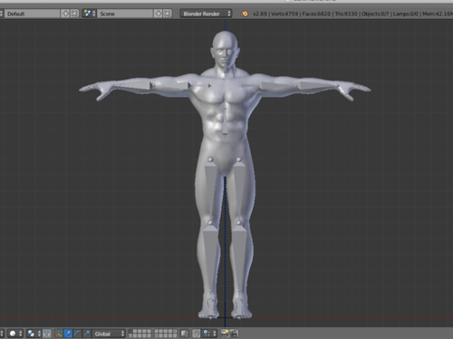 Hige Craft 簡単なef 12パーツの作り方 Blender編