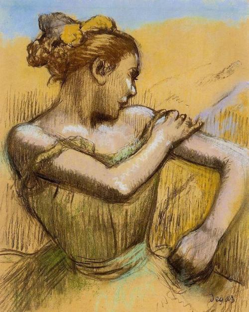 Edgar Degas, Torso of a dancer, 1899.