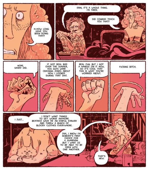 thesisters-comic:   This week: Erin &amp; Jam have about as close as they’ll get to a hear