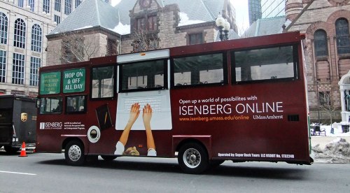 Bus design for the UMass School of Management &ndash; Isenberg! www.zoedesignworks.com 