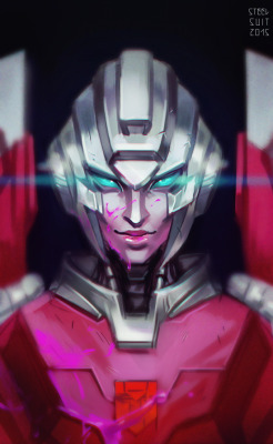 steelsuit:  Arcee speed painting 8^)With