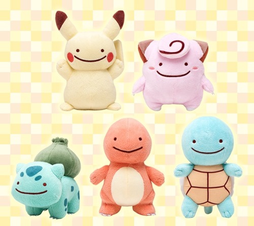 zombiemiki: Ditto Transformation promotion - featuring Pikachu, Clefairy, Bulbasaur, Charmander, and