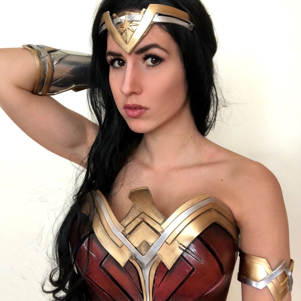 sakuraflorr:Wonderwoman 😍 Just had to do a make up try out! Still faaaaaar from