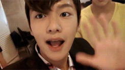 onlyforcrossgene:  Shin Won Ho’s aegyo ♡  27skylove 