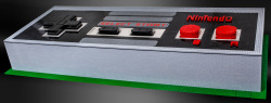 retrogamingblog:  Giant Functional Lego NES Controller made by Julius von Brunk