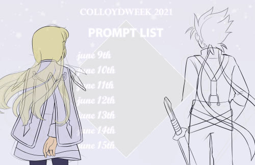 colloydweek: Thanks to everyone who has shown interest in joining this year’s Colloyd Week! Once aga