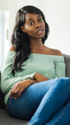 taaamekaa:  A few of the couch shots I got from my first ever photoshoot earlier this week 🙆🏾🤗💁🏾