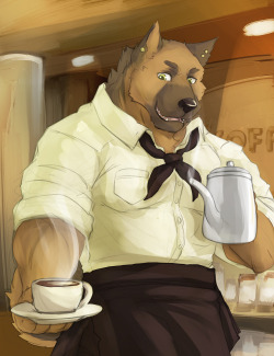 ralphthefeline:  Barista German Shepherd