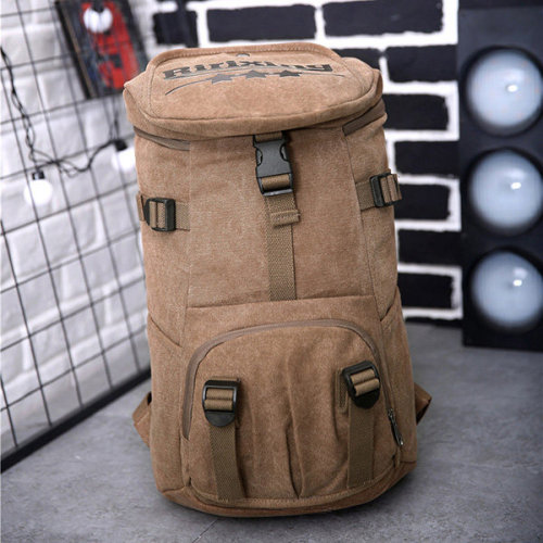 lovelyanifashion:Canvas Large Capacity Sports Travel BackpacksCanvas Casual Multi-pocket Climbing Ou