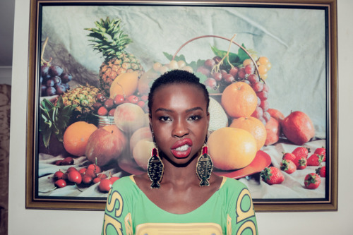 What you lookin’ at?Kenyan model Yaya Deng by Cybele Malinowski