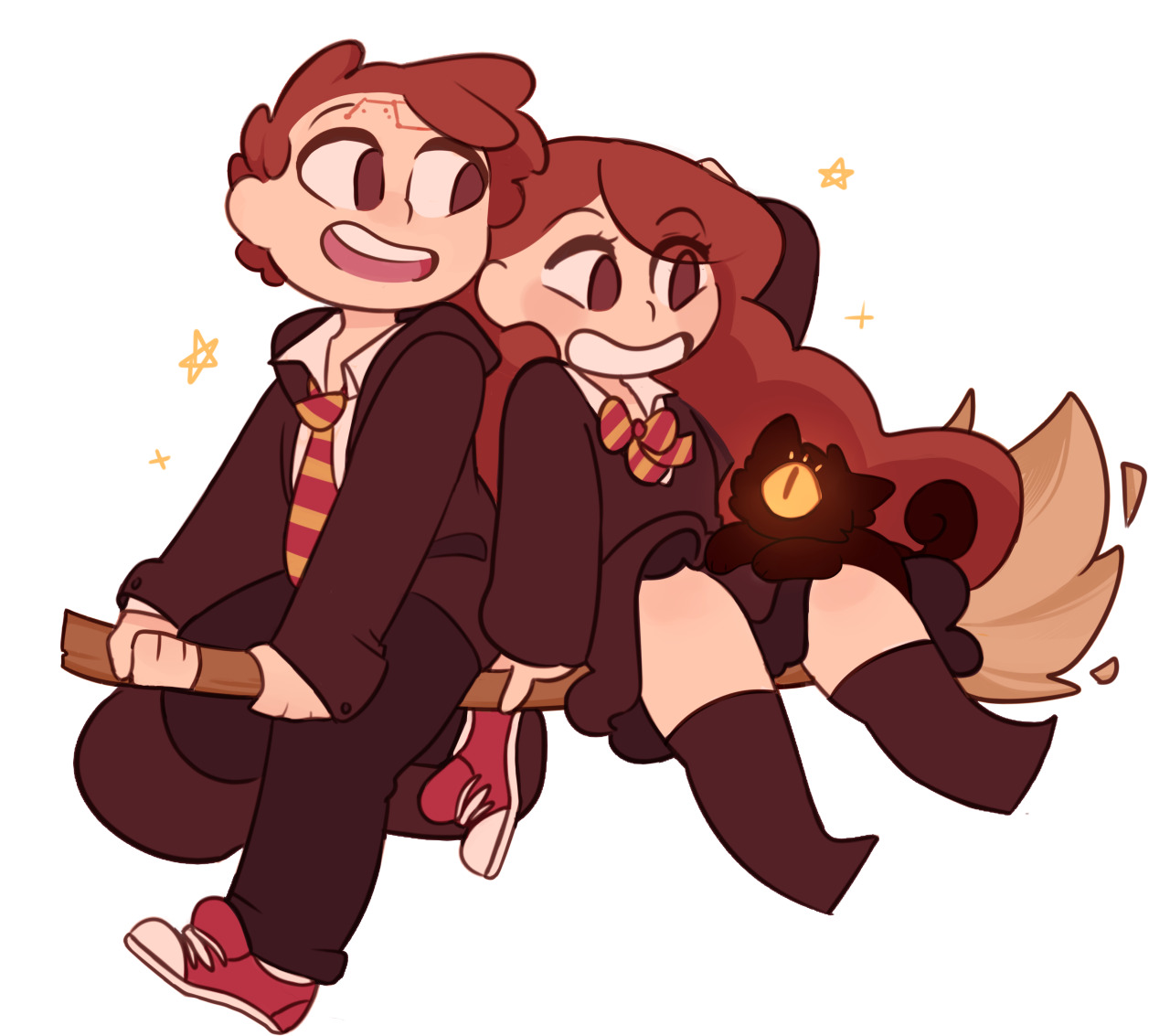 ayame-1128:  Happy Holloween everyone!! been wanting to draw some Hogwarts Pines