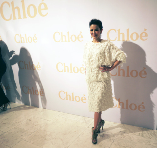 Yestrday’s photos from the grand opening of the new Chloé boutique in The Emporium luxury depa