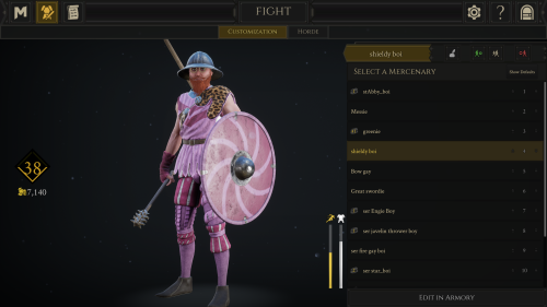 My Mordhau builds.