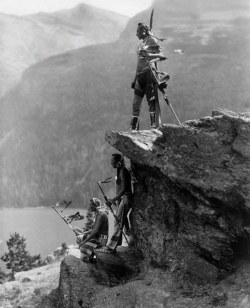 Rhubarbes:  Members Of The Blackfoot Tribeglacier National Park,1913Via Phillip