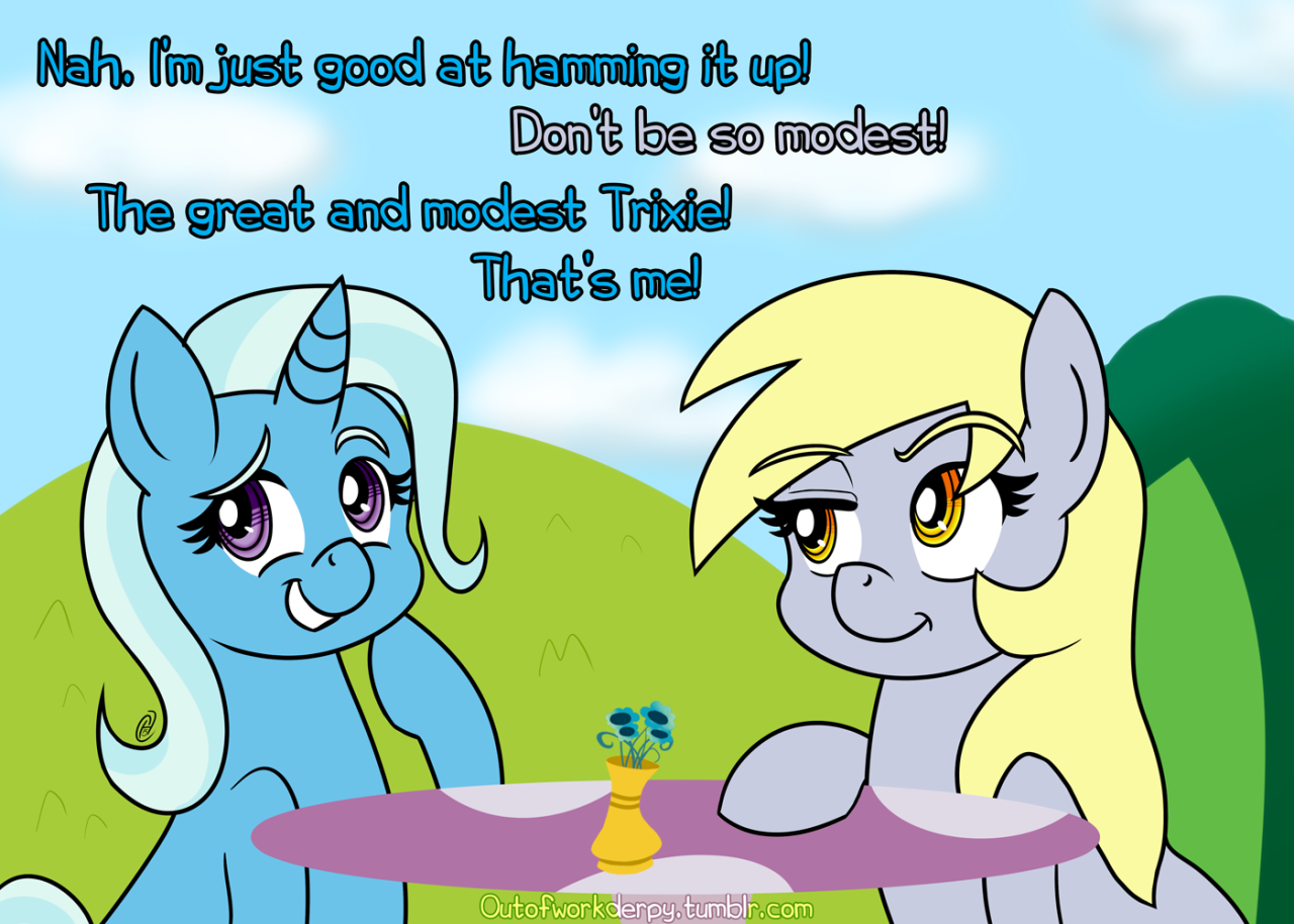 outofworkderpy:outofworkderpy:Trixie:  Life as a stage magician has taught me a