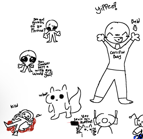 Rainworld And Extra Little Guys Drawn On Magma