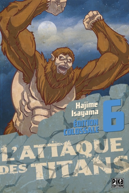 Shingeki no Kyojin (L’ Attaque des Titans)French Colossal Edition Covers, Vol. 1-9