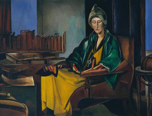 Portrait of Edith Sitwell, by Wyndham Lewis, Tate Britain, London.