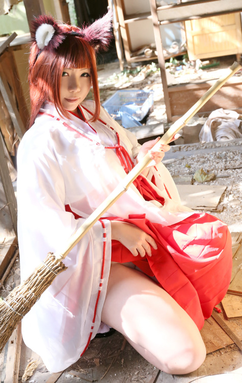 Cute Cosplay GIrl Higurashi Rin (Kitsune-Chan 3) 1-8