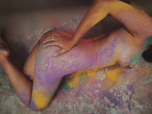 xploringpleasurespm: Holi celebrationss !!! Do not forget to reblog !!