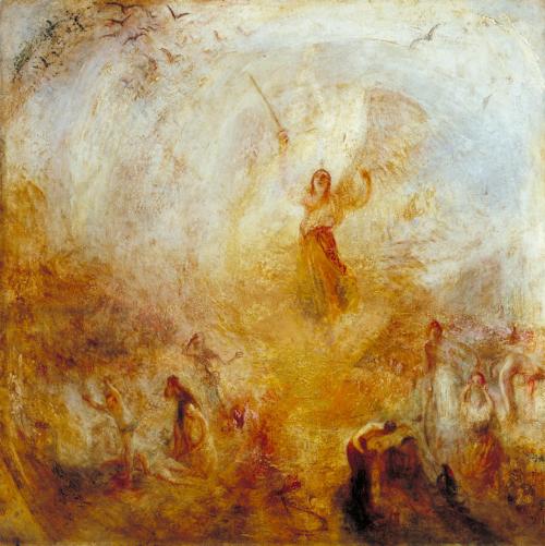 cedarfemme: The Julie Ruin, Calverton // Joseph Mallord William Turner, The Angel Standing in the Su