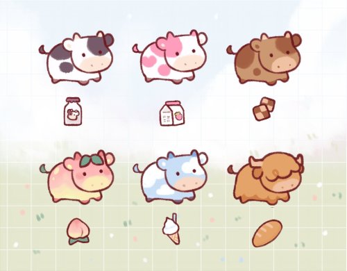 miyabau:flavoured cows