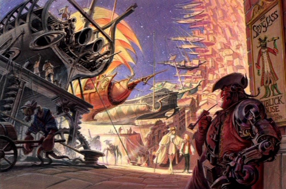 dipliner:  Treasure Planet concept art. 