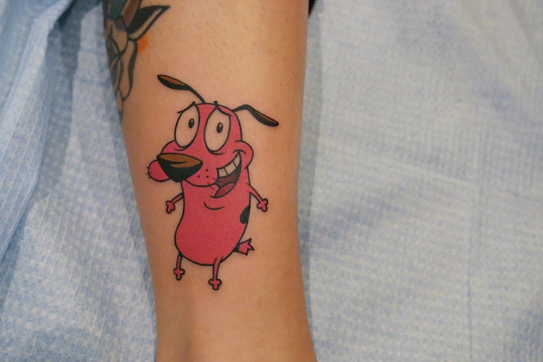 Super fun Courage the Cowardly Dog  ALL DAY Tattoo BKK  Facebook