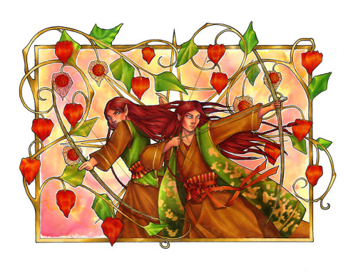 sumeriasmith:The menfolk of the House of Feanor, as a late contribution to Feanorians week.