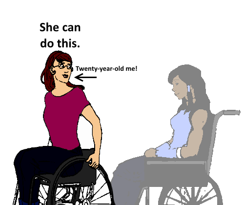 pencilpaperpassion:  marauders4evr:  Wow, so I cannot draw. That’s alright though. I’m more of a writer. And I have a story to tell. I have always been disabled. However, up until eight years ago, I could still walk, run, skip, jump, etc. In November
