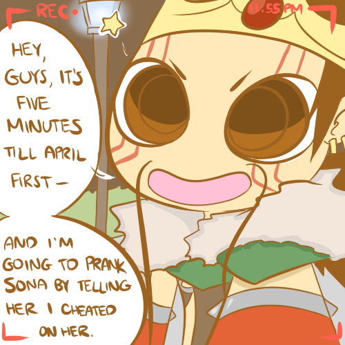 zulidoodles:  [[Based on: link WARNING: Prank pulled by professional douchebag Draven! Do not attempt on real significant other!]] 