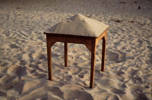 Gabriel Orozco- Sand On Table (1992)