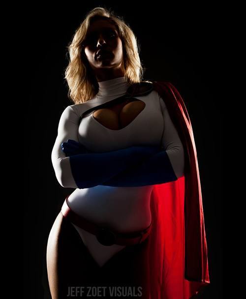 areaorion:Power Girl Alyssa Loughran I love Power Girl and Fitness Model / Bikini Competitor Alyssa Loughran has the curves and physique to make the perfect PG. Here’s hoping DC takes notice for a live action movie role.