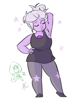 jelff:  amethyst with her hair up reblog