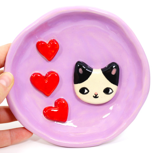 ponypeople:  Valentine’s trinket dishes 💕