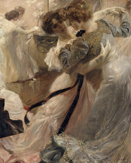 mysteriousartcentury:Joseph Marius Jean Avy (1871-1939), Bal Blanc, 1903.