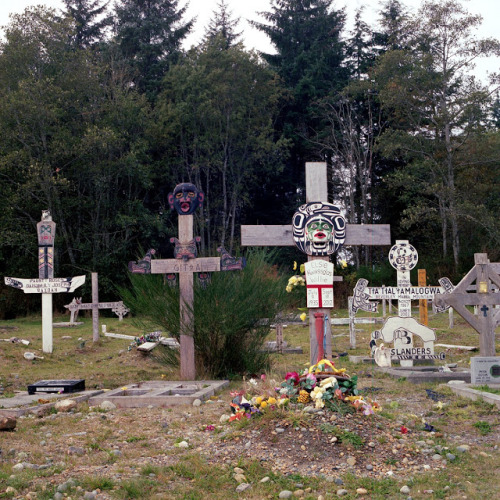 Study of a very important burial grounds &ndash; Alert Bay BC, 2013Original photography.