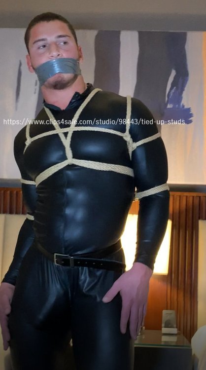 bdgmuscle: Studly rope harness courtesy Tiedupstuds.com