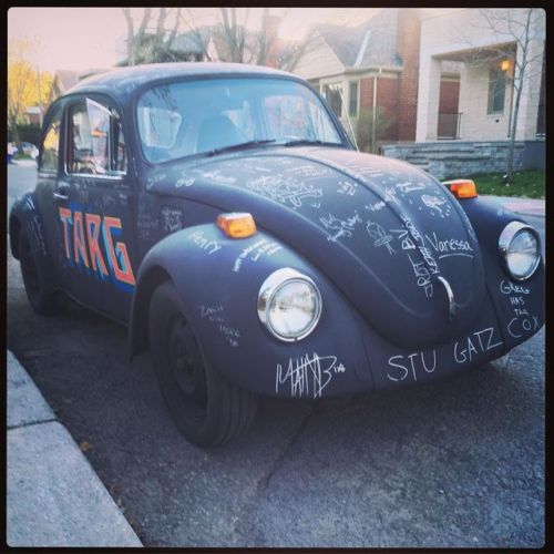 WIZARD1 rides again!! Stoked for a busy season of #fundraising with our 1973 #vw beetle - if you see