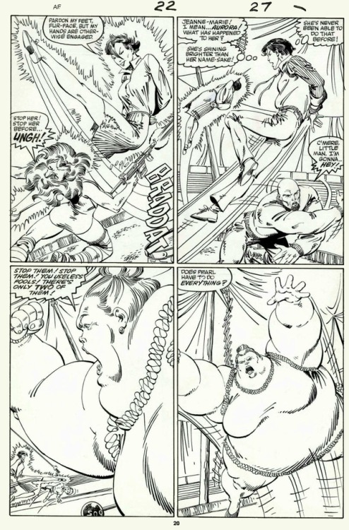 Alpha Flight #22, page 20 by John Byrne &amp; Bob Wiacek &amp; Andy Yanchus. 1985.