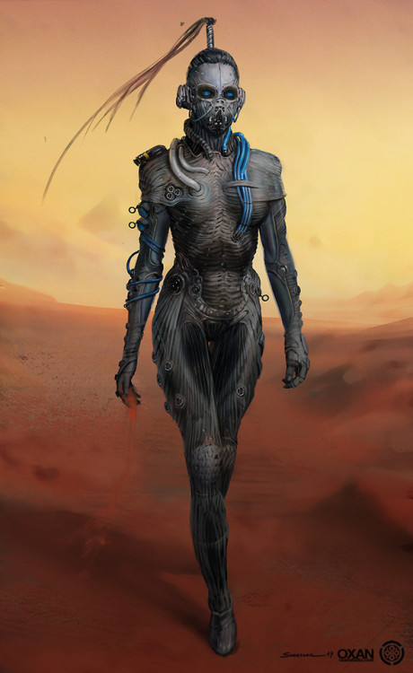 curatorofthisdigitalmorass:Yohann Schepacz Fremen Concept Art creepy fremen stillsuit