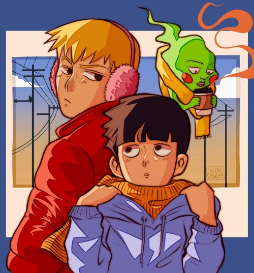 Mob And Reigen Go 100% Comfy