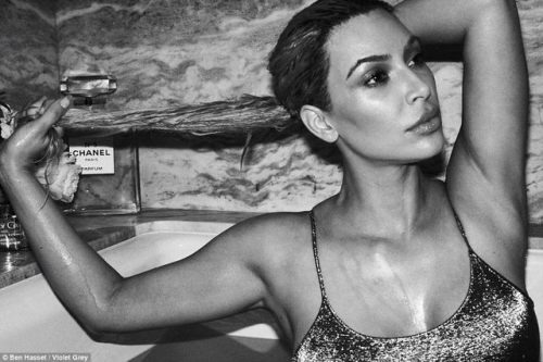 kimkardashian-lifestyle:Kim for Violet Grey