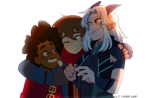 liivolt:a quick doodle of a good trio