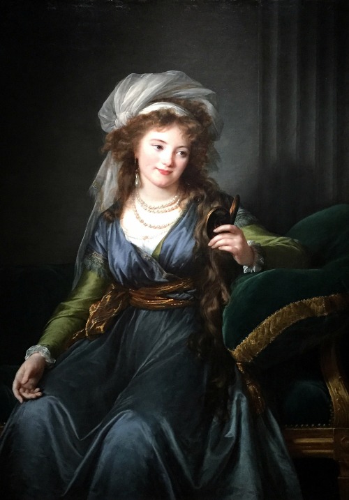 history-of-fashion:1790 Élisabeth Vigée-Lebrun - Portrait of Countess Catherine SkavronskayaWhen