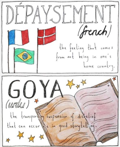 amandaonwriting:  11 Untranslatable Words From Other Cultures Follow the link for the source 