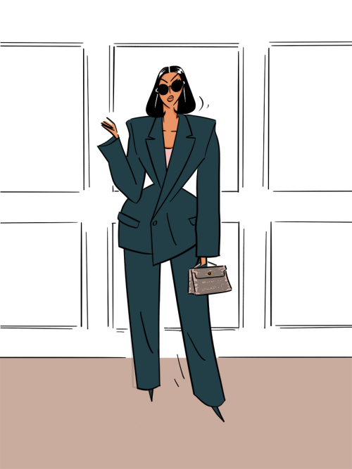 In quarantena ho deciso di disegnare una Kim Kardashian al giorno. Una Kim Kardashian Kuotidiana. “Perché?”, mi hanno chiesto tutti. Perché volevo una scusa per disegnare vestiti ogni giorno, e nessuno al mondo ha più vestiti della signora West....